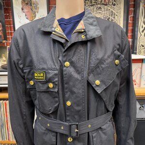 Barbour International original Tartan jacket size medium